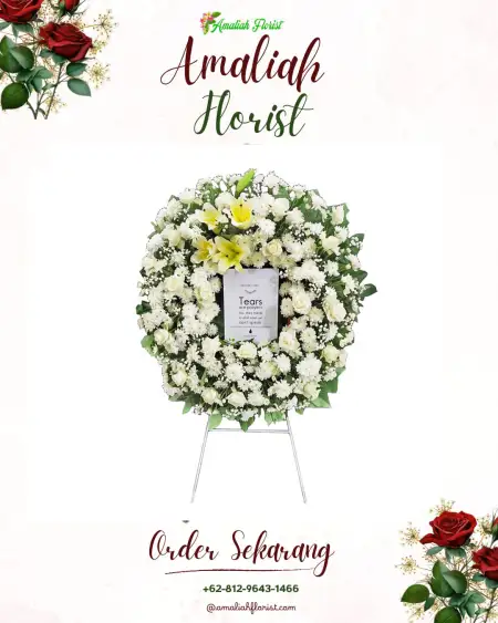 Krans Bunga Duka Tambak Ukir