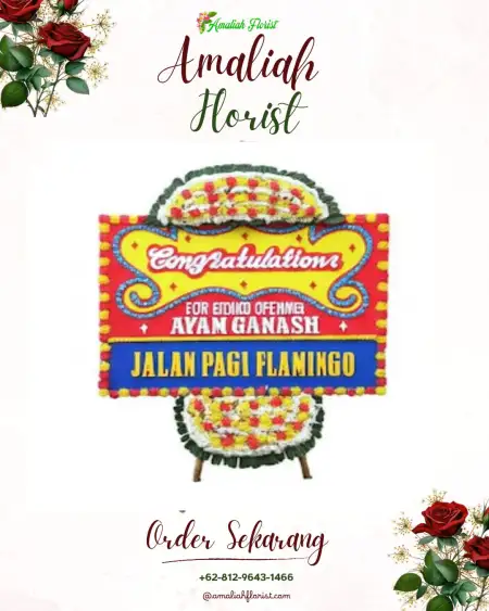 Sewa Papan Bunga Tambak Ukir